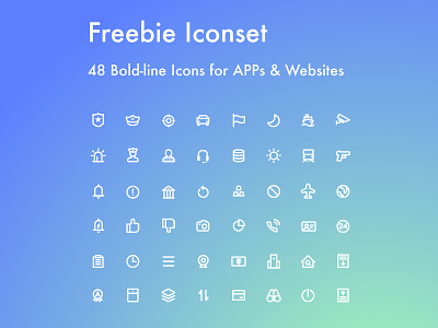 [Iconset#002] 48 Freebie Icons for You ai free icon download freebie icon icon design icon set icons illustrator police sketch