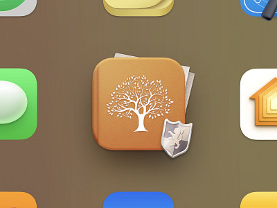 MacFamilyTree 9 Big Sur Icon app apple application big sur book download family family tree free freebie icns icon icons macos page png replacement resource shield synium