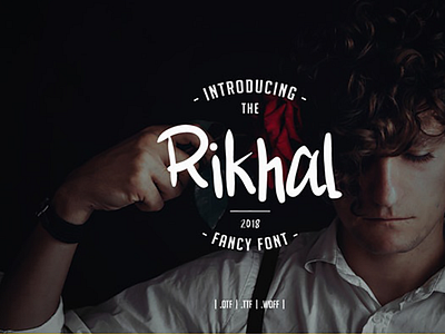 Rikhal Fancy Font