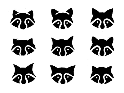 Racoon sketches animal icon design flat graphic design icon icons logo logo design minimal pencil sketch sketch sketches sketching