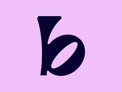 Letter "b" b design graphic design icon illustrator letter b lettering lettermark logo minimal monogram tyopgraphy vector