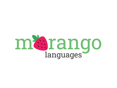 Morango Languages App app branding creative design figma graphicdesign language app logo logo design logodesigner logoinspiration logomaker logos logotype morangolang