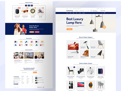 Wooking- Ecommerce Web Design by Al Fahad on Dribbble