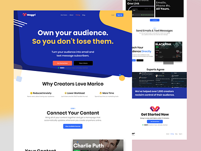 Sass Landing Page design illustration logo minimal modern new design 2022 trends sass landing page software as a development ui ux web web ui website