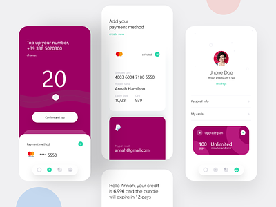 Payment method app 2022 design minimal modern new app interface design payment app ui design payment method app ui ui ux web website
