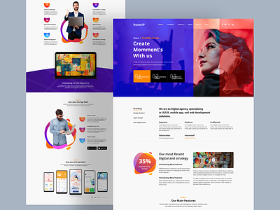 Agency Web UI Design