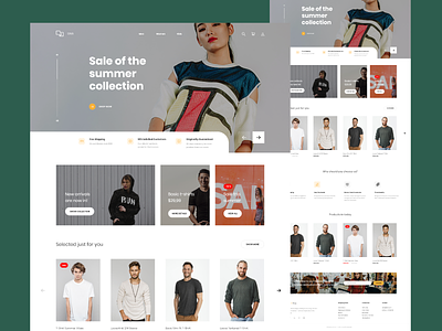Summer Collection Web UI Template