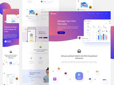 Sass Landing Page Design- Dobra best sass landing page design landing page design sass design sass landing page sass ui sass website ui ux web website