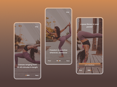 Yogji-App Design clean mobile ui screen ui yoga yoga app