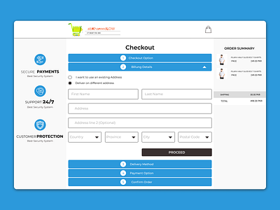 AbKhareedlow.com - Checkout Page checkout checkout page clean design e commerce redesign uiux ux design web design