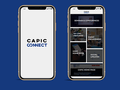 CAPIC Connect Home Screen Design Idea