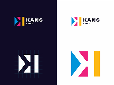KANS - logo brading brand identity icon klogo logo logo design logodesign logotype monochrome print tashkent typography uzbekistan vector
