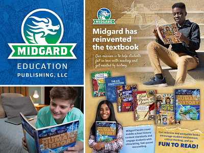 Midgard branding, brochure, website photos