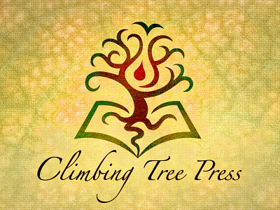 Climbing Tree Press logo book book art branding logo micro press publishing tree