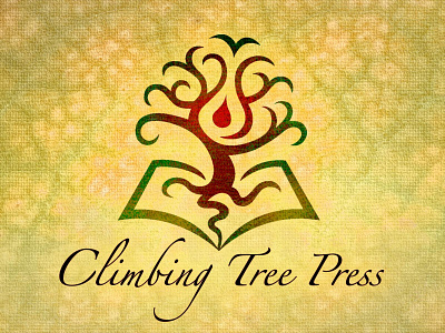 Climbing Tree Press logo book book art branding logo micro press publishing tree