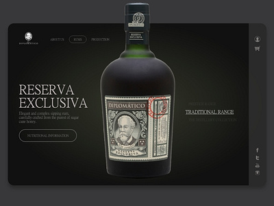 Dimplomatico Rum design concept