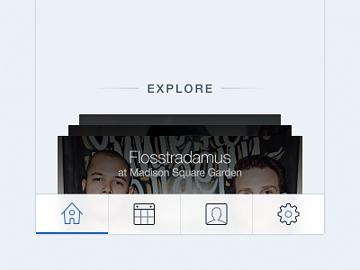 SeatGeek iOS tabbar icons ios ios7 iphone seatgeek tab tabbar