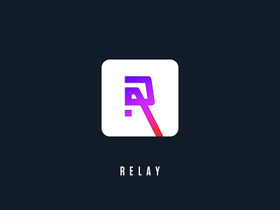 Relay Logo Concept concept icon logo r relay