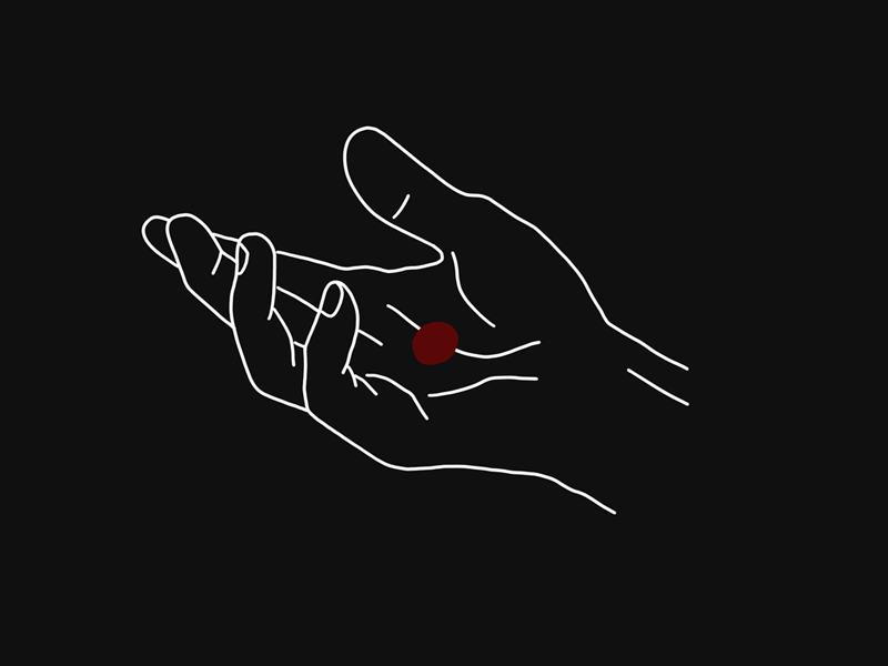 wounded healer (shot 2) resurrection procreate monoline jesus ipad pro illustration hand good friday easter christ