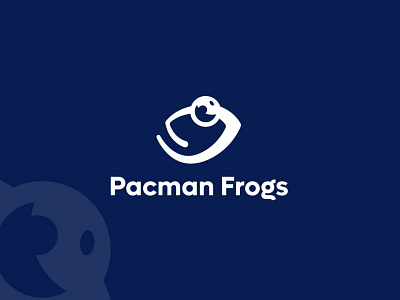 Pacman Frogs Logo a logo branding graphic design illustration logo logo deisgn logo design minimal logo modern logo vector