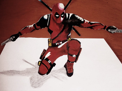 deadpool 3d art