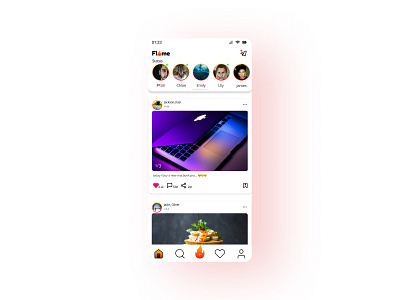 Instagram Clone adobe facebook figma illustration logo ui vector