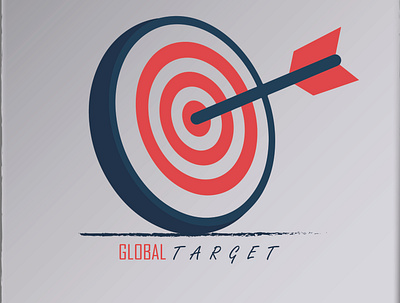 GLOBAL TARGET design graphic design illustration logo logo design vector