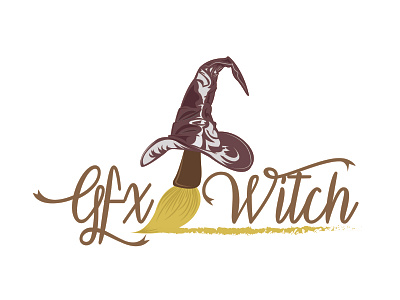 gfx witch design graphic design illustration logo logo design vector