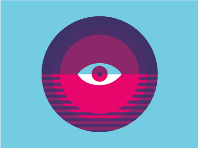 EYE color eye poster design psychedelic trippy