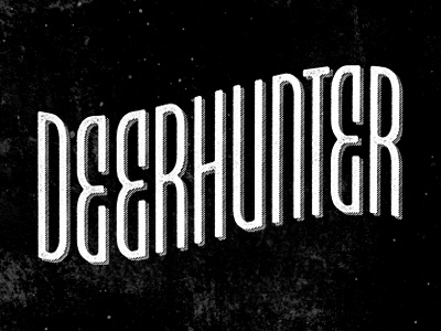 Deerhunter custom type deerhunter music psych rock rock texture type