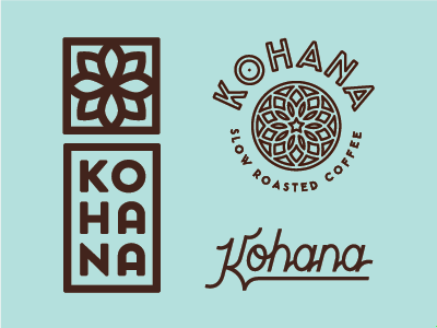 KOFFEE coffee custom type flower hawaii icon script type