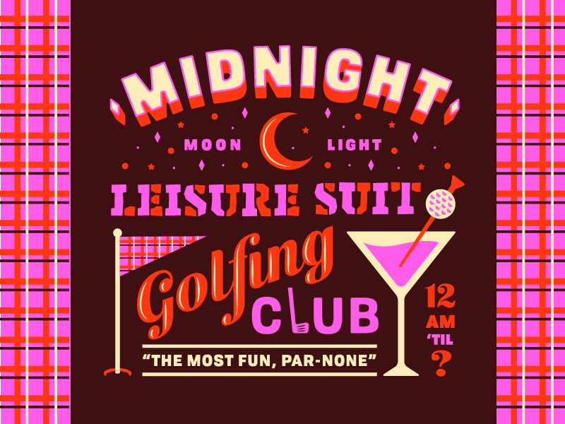Lost Type Takeover #4 pun dad jokes lost type type cocktail leisure suit golf