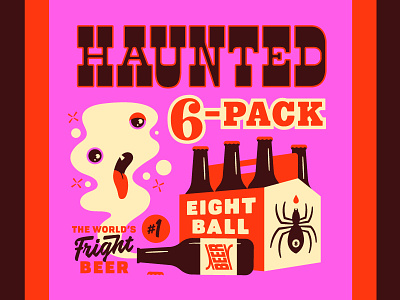 Lost Type Takeover #5 beer booze eight ball ghost haunted lost type spider type