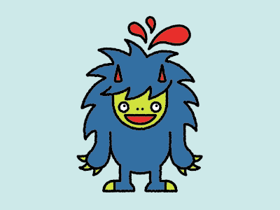 YETI character creature kids monster yeti