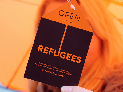 Refugee Solidarity Tent Umbrella advertising campaign conceptual ideas illustrator justice photography refugees