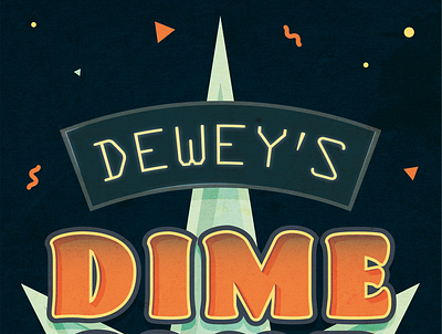 Dewey's Dime Club 2020 advertising design event illustration illustrator