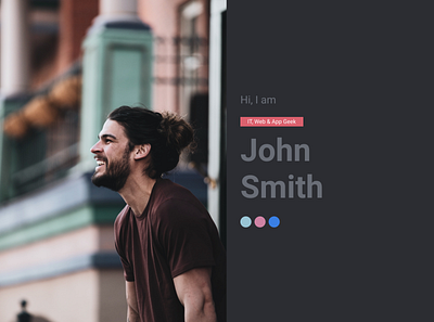 JohnSmith - LandingPage design figma figma design landing page project web design