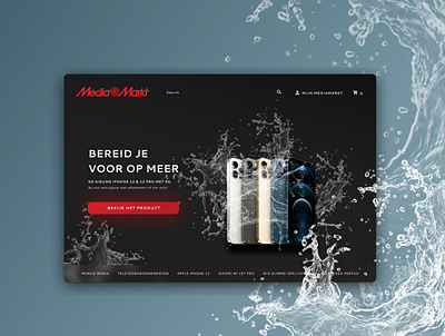 Redesign Mediamarkt 3d branding design graphic design icon typography ui