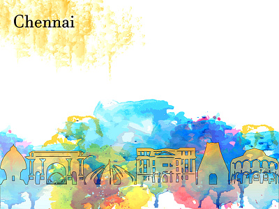 Chennai Illustration illustration water colour water colour illustration