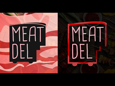 Meat Delivery Brand Logo Design