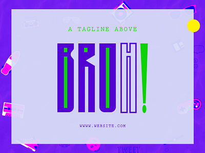 BROH - Brand Identity Design minimal logo design modern visual artist