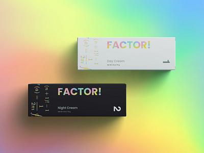FACTOR! beauty design graphic design packaging