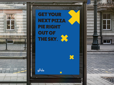 Glide branding design graphic design poster startup