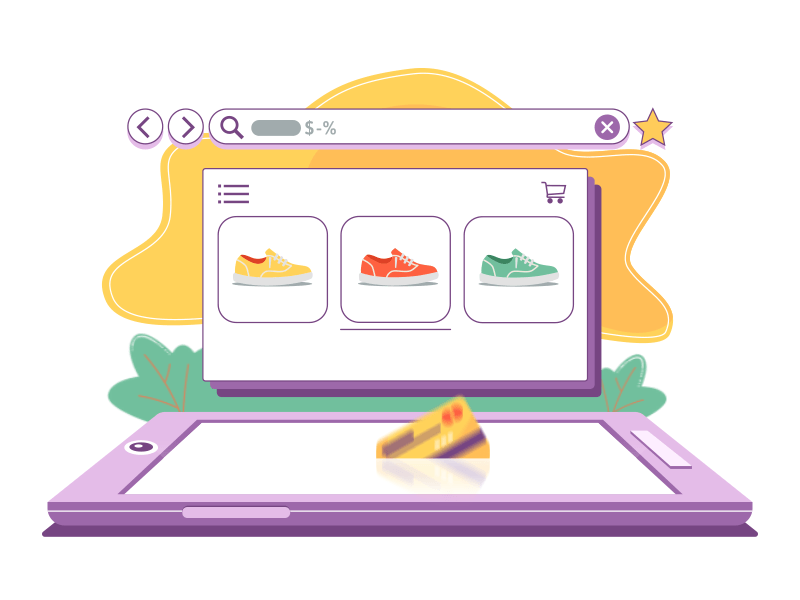 Shoe Shop Website Animation