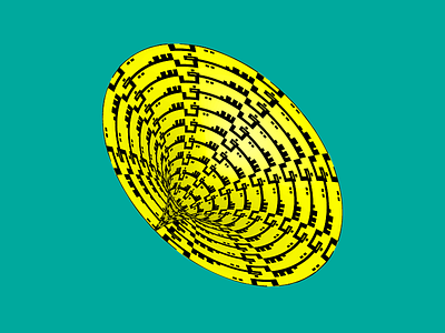 Vortex Sword color illustration infinite pattern symbol vortex