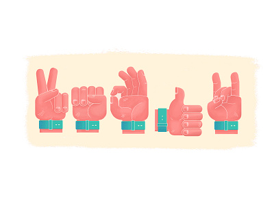 Hands Emoji characterdesign debut design graphic design hands illustration imoji sticker