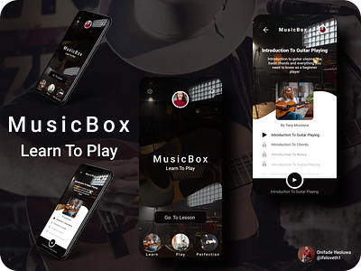 Music Box app design figmaafrica figmadesign illustration