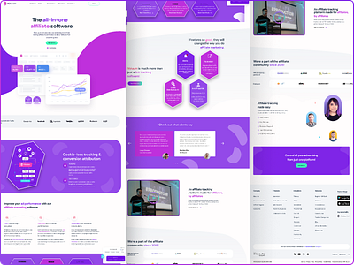 Voluum Landing Page Redesign figma landing page redesign ui design uiux website design