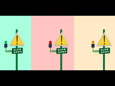 Stop Sign Post Illustration figmadesign illustration ui ux