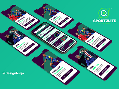 Sportzlite Mobile App UX / UI Design design figmaafrica figmadesign mobile app ui